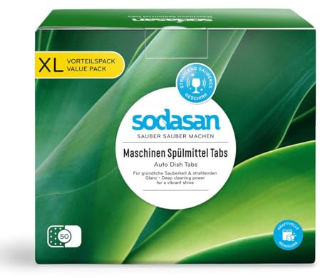 Sodasan Maschinenspülmittel Tabs, XL-Pack, 50 Stück