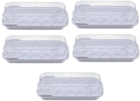 CIYODO 5pezzi Vassoio per Vivaio di Giardinaggio Vassoio per Germinazione delle Piante Coperchio Trasparente per Vivaio Realizzato in Materiale Sicuro e Durevole