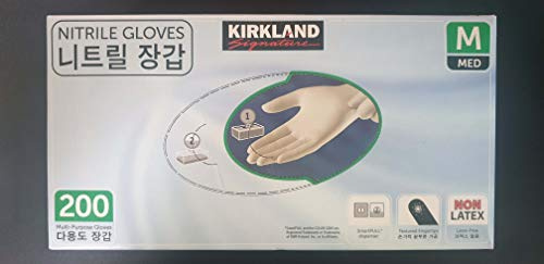 Kirkland Nitrile Exam Multi-Purpose Gloves 200 CountMedium Size