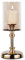 Hurricane Candle Holder Gold Pillar Holder Premium Glass With Deluxe Design (Big)