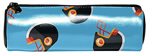 Trousse à crayons en forme de casque de football américain - Pochette de rangement - Sac de maquillage pour l'école, les adolescents, les filles, les garçons, les hommes et les femmes