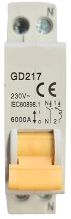 Interruttori Magnetotermici per barra DIN Bipolare Interruttore Magnetotermico (GD 217 1 MODULO 32 AMPERE)