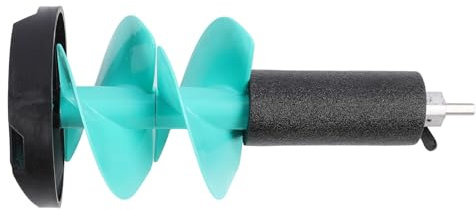 Eisbohrer, 8 Zoll Durchmesser, 50 Cm Länge, Elektrischer Eisbohrer, Kabelloser Eisbohrer Zum Eisfischen mit Positionierer