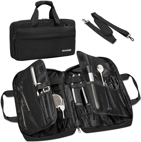 IPEB Tuta per Coltelli da Cucina,16 Compartimenti (S(40x25x6cm))