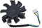 MGT5012XB-W10 Video Card Cooling DC12V 0.19A 4Pins Graphics Card Cooler Fan For MAGIC
