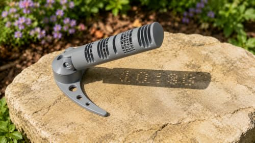 3d Printed Digital Sundial (Grey)