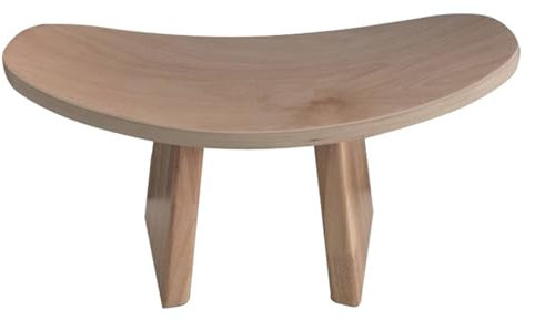 BURLOE Meditationsbank, Tragbarer Meditationshocker Abgewinkelter Ergonomischer Sitz Runden Kanten Handgefertigt Umweltfreundlich Kniend Holz Kniendes Gebet,2,L