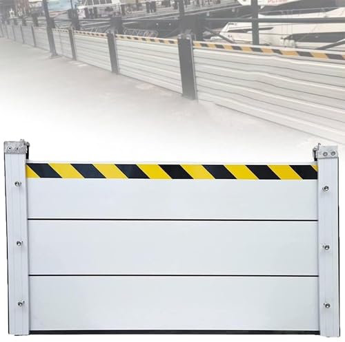 Hochwasserschutz Barriere Kellerfenster, Hochwasserschutz Dammbalkensystem, Einfach Zu Bedienen, Geeignet FüR Garageneinfahrten, DurchgäNge, StraßEn Usw(80cm*60cm)