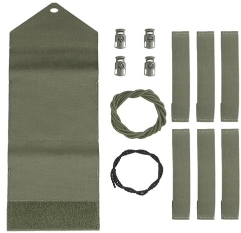 BAHJKASD Bolsa Médica Con Cuerdas Elásticas Kits de Emergencia Médica Accesorios de Caza Bolsa de Inserción Médica