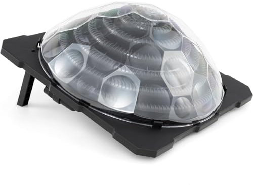 TANGZON Solar Dome Heater, UV-Proof Pool Warmer Single Unit Water Heater with Hose Connectors, Outdoor Solar Heater for Swimming Pool Above Ground (58 x 58 x 32 cm)