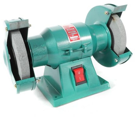 Doppelschleifer 250W Drehzahlstufe 0-2800 U/min Jede Schleifscheibe Durchmesser 125mm/4.92in Schleifscheiben Hellgrün Inkl Grob Und Feinschleifscheibe 28 * 14 * 17cm