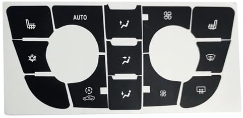 EFDDTBHE Kompatibel Mit Opel Für Astra J Aufkleber Aufkleber Schwarz Teile Radio Ersatz Ersatz Einfache Installation Zubehör Autoaufkleber