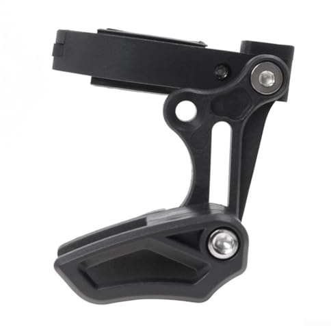Enväxlad kedjeguide cykelkedjehållare mountainbike främre kedjering skydd anti-fall system för MTB racingcykel fast utrustning svart 35/32 mm
