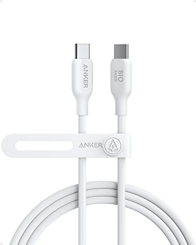Anker USB C auf USB C Kabel, 240W USB C Kabel, Bio USB C Ladekabel 180cm lang für iPhone 16/15 Serie, MacBook Pro/Air, iPad Pro/Air, Galaxy S24, Pixel, Switch, LG (Aurora)