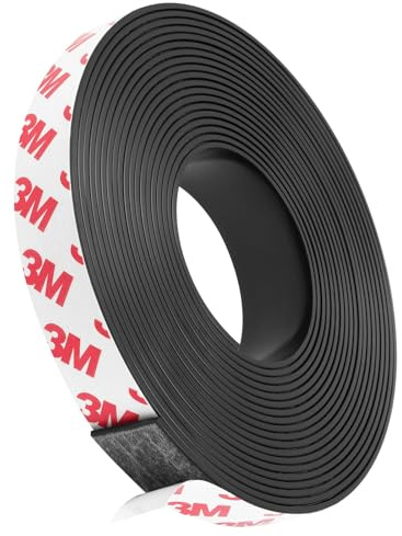 Flintronic magnetband självhäftande, 2 m magnetremsor för insektsnät