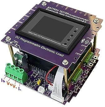 Batteritestare Intelligent temperaturkontroll DC Power USB Tester Elektronisk laddning Litiumbatteri Kapacitet Urladdningsmätare(150W B)