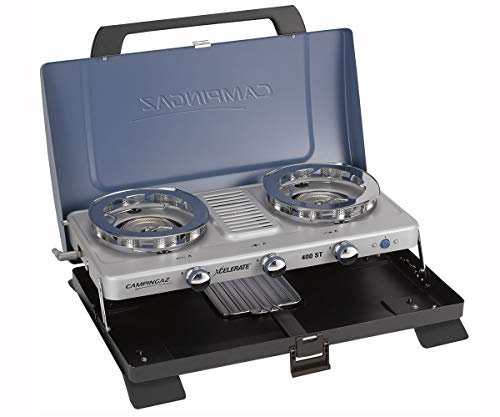 Campingaz 400 ST Camping Stove, Portable Two Burner Gas Cooker, 4400 Watt Compact camping Grill