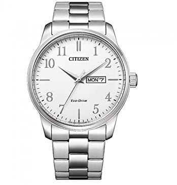 CITIZEN Herren Analog Quarz Uhr mit Edelstahl Armband BM8550-81AE