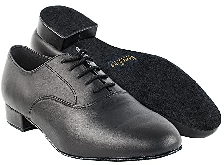 Very Fine Mens Wide Adrian Leather Ballroom Salsa Tango Waltz Latin Smooth Swing Dance Shoe Black US 12 Wide