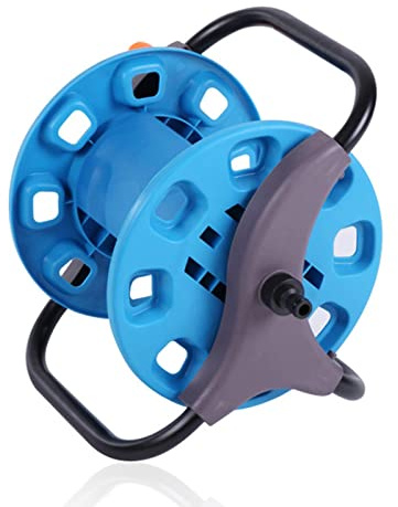 Stronrive Roue Dévidoir Portable pour Tuyau d'Arrosage - Support Robuste Extérieur Jardin