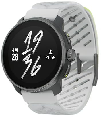 SUUNTO Race S Orologio Sportivo Donne Uomo, GPS Running Activity Tracker, Bi-Band GNSS, Offline Map, AMOLED Touch Schermo, Smartwatch Cardiofrequenzimetro Altimetro, 95+ Sports, Autonomia 13 Giorni