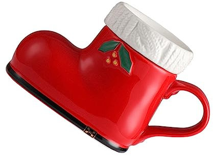 Garneck Tasse À Eau Décorative Style Botte Pour Boissons De Noël Fournitures De Café