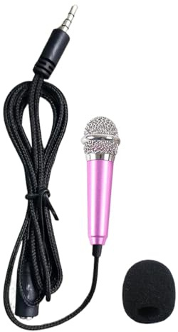 Liten mikrofon för karaoke, liten mikrofon för karaoke Bärbar Plug N Play