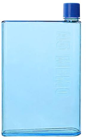 Botella de Agua Plana para Bolso, 350ml/480ml Transparente Botellas Agua a Prueba Fugas Reutilizables, Botellas de Bebida Portátil para Viajes, Fitness, Ciclismo, Senderismo, Camping al Aire Libre