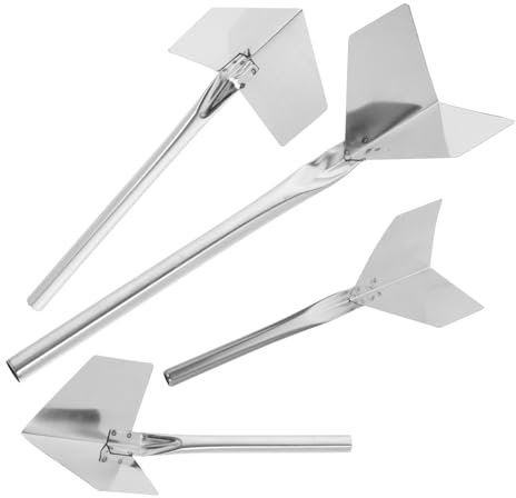 NUOBESTY 4 Piezas Herramienta Inoxidable de Paletas Esquinas Interiores y Exteriores Herramienta de Acabado de Paredes Proyectos de Construcción