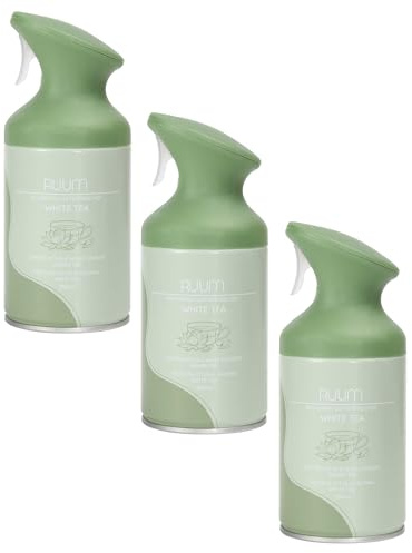 RUUM Raumspray Set, 3x 250ml White Tea Duftspray, Lufterfrischer Wohnung
