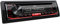 JVC KD-T402 Receptor Multimedia para Coche 1 DIN | Radio para Coche con Receptor CD y entradas AUX Jack 3.5. y USB con Fuente de Alimentación de 1,0 Amperios. Color Negro y Rojo.