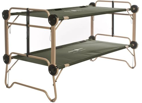 Disc-O-säng, fältsäng, arm-O-brunk med sidofickor, oliv