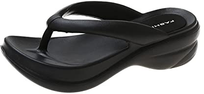 HAOLEI Cloud Sliders for Women,Orthopedic Sandals UK Arch Support Wide Fit Soft Thick Sole Flip Flops Wedge Pillow Slippers Non-Slip Foam House Shower Shoes Ladies Chunky Platform Summer Slides