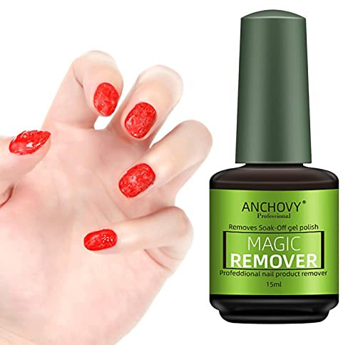 Magic UV Remover, Solvente Per Smalto Permanente, Solvente Per Smalto Semipermanente, Solvente Per Smalto Gel, Non Necessita Di Foglio Di Alluminio, Ammollo Avvolgimento