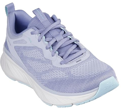 Skechers EdgerideSneaker Donna, Finitura Aqua in Maglia Ardesia, 40 EU