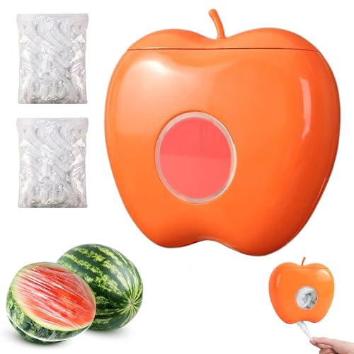 200 Pièces Charlotte Alimentaire Reutilisable, Boîte de Rangement pour Film Alimentaire, Film Alimentaire Reutilisable, Boîte de Rangement pour Film Plastique, Élastiques Sacs de Conservation Frais