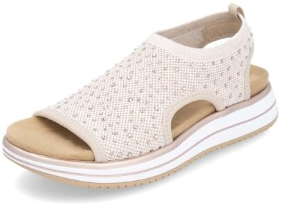 Remonte Damen Riemchensandalen D1J55, Frauen Sandalen,lose Einlage,offene Schuhe,Sandaletten,Sommersandalen,bequem,flach,Sommerschuhe,rosa (31),39 EU