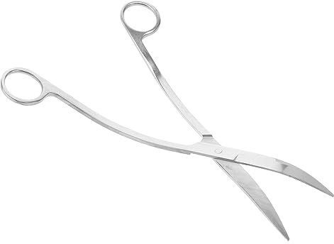 Toyvian Ciseaux Ondulés en Acier Inoxydable 24Cm pour Aquariums Outils de Taille Ergonomiques pour Plantes Aquatiques Lames Tranchantes pour Aquariophiles