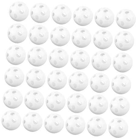 SOPOTUTU 80 Pièces Inserts de Grelots Plastique Blancs pour Jouets Garçon Fille Accessoires DIY pour Jouets Éveil avec Effets Sonores Balles Rattle Durables