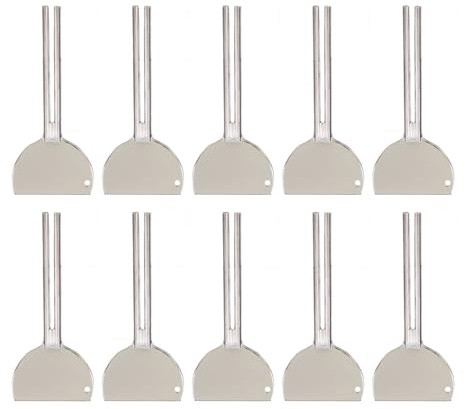 10 pz Metallo Dentifricio Spremi Tubo Rullo Chiave Spremitura Metà Tondo Tubo Chiave In Acciaio Inox Spremitore per La Casa Tinture Per Capelli