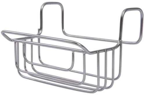 KICHOUSE Cestello di Scarico in Acciaio Inossidabile per Lavello Cucina Organizer Sospeso e Gocciolatoio Multifunzionale per Stoccaggio e Asciugatura
