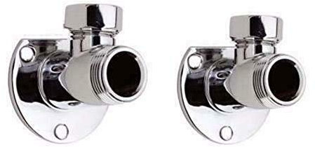 Shower BAR Valve TAP External Pipe Work Wall Mount Backplate Elbows Chrome