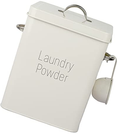 Cabilock 1 Juego Balde De Almacenamiento Contenedor De Lavadero Dispensador De Detergente En Polvo Contenedor De Marea Recipientes con Tapas Planchar Multifunción Detergente De Ropa