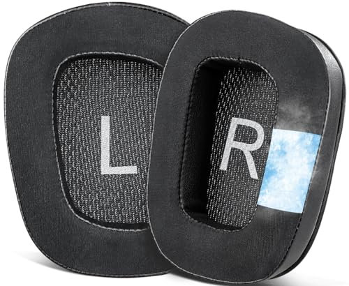 SOULWIT Kühlgel Ersatzpolster Ersatz Ohrpolster für Logitech G35 G930 G933 G933S G935 G633 G633S G635 G533 G430 G431 G432 G433 Gaming Headset, Ohrpolster für G332 G230 G231 G233 Kopfhörer