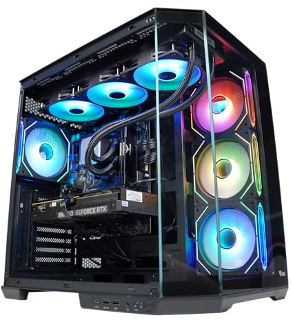 Golook PC Gaming Competitive - Ryzen 7 7800X3D / 16GB RAM / 1TB NVME M.2 / RTX 5060 8GB GDDR7 / B650 / 7 Ventole Raffreddamento - Computer Fisso