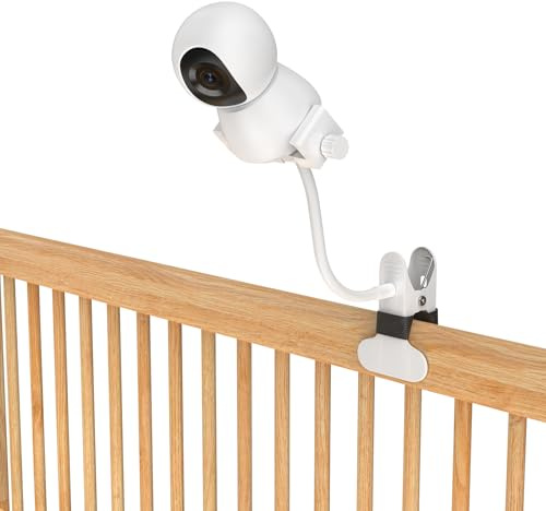 Soporte Camara Vigilancia Bebe, Universal Soporte vigilabebes para GHB/Vtech/ieGeek/Philips/HelloBaby, leFxible con Conexión de Rosca de 1/4, móvil y vigilabebés Monitor soport