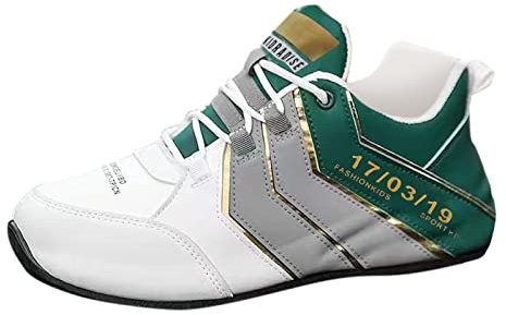 Moda Scarpe Uomo Comode Leggere, Casual Sneakers da Outdoor per Uomo, Ginnastica Jogging Trekking Sportive Scarpe Respirabile Extra Larga Scarponcini con Supporto per L'Arco Plantare da Lavoro