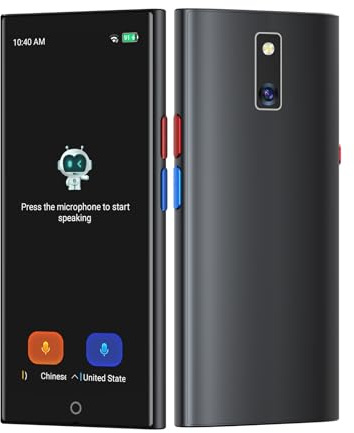 Sprachübersetzer Gerät,Übersetzungsgerät mit Sprachausgabe Translator 5,5 HD Bildschirm,Übersetzer Echtzeit 150 Sprachen und Akzente mit WiFi/Offline/Foto Unterstützung für Reisen,Lernen und Business