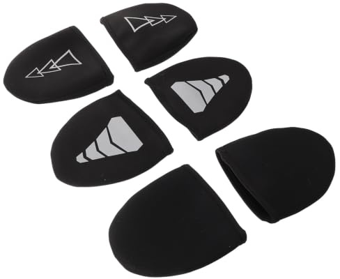 Homoyoyo 3 Paires Couvre-Chaussures de Vélo en Néoprène Imperméables et Thermiques Bandes Réfléchissantes Haute Visibilité et Semelle Antidérapante pour Utilisation Quotidienne