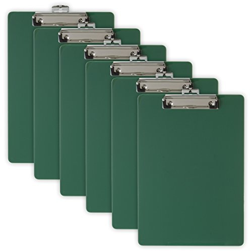 Officemate Lot de 6 porte-blocs en plastique recyclé, format lettre, vert, lot de 6 (83084)